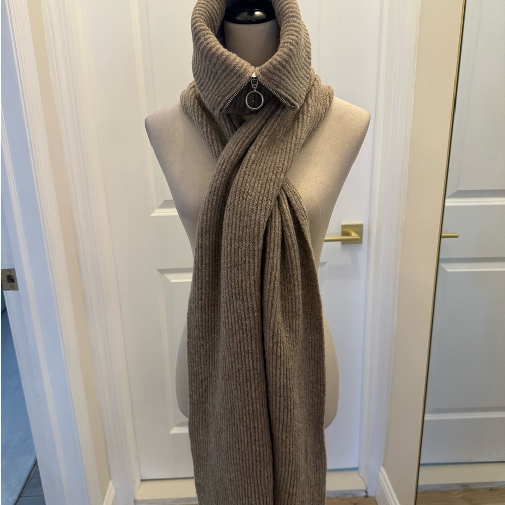 ZARA TURTLENECK SCARF KNIT NWT 3920/001 - Picture 6 of 7